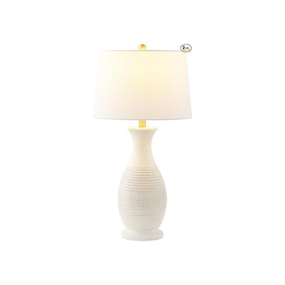 Safavieh 30-Inch Bone Resin Table Lamp, Set of 2