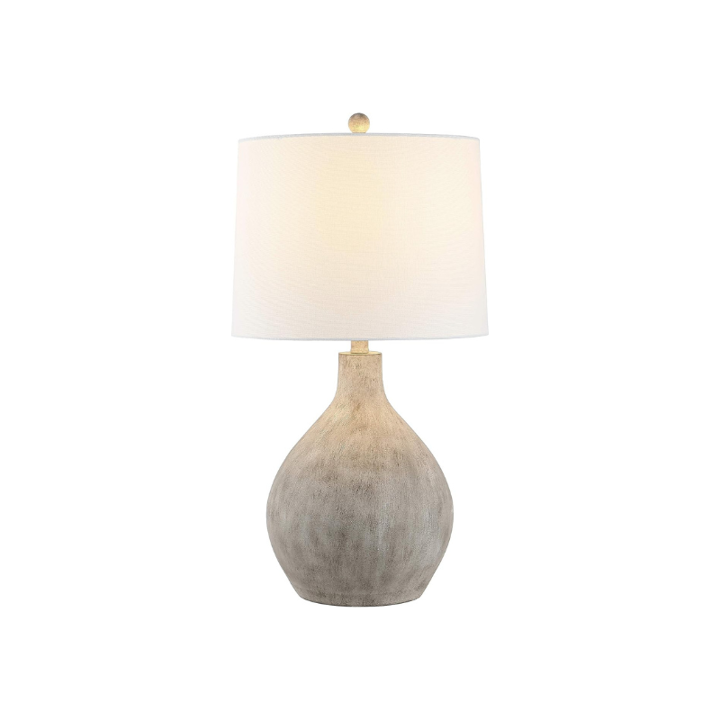 Safavieh 26-Inch Resin Table Lamp, Grey