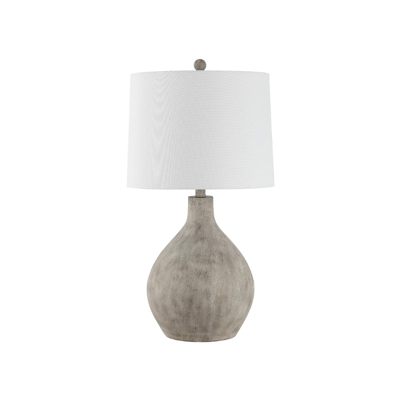 Safavieh 26-Inch Resin Table Lamp, Grey