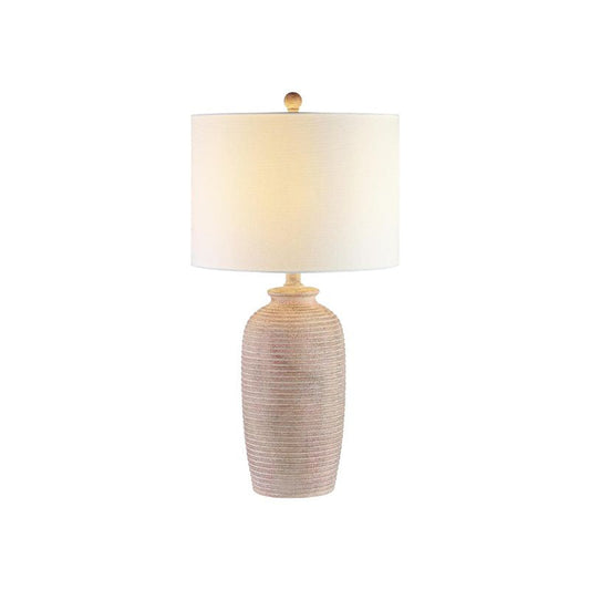 Safavieh 27-Inch Polyresin Table Lamp, Sandy Pearl