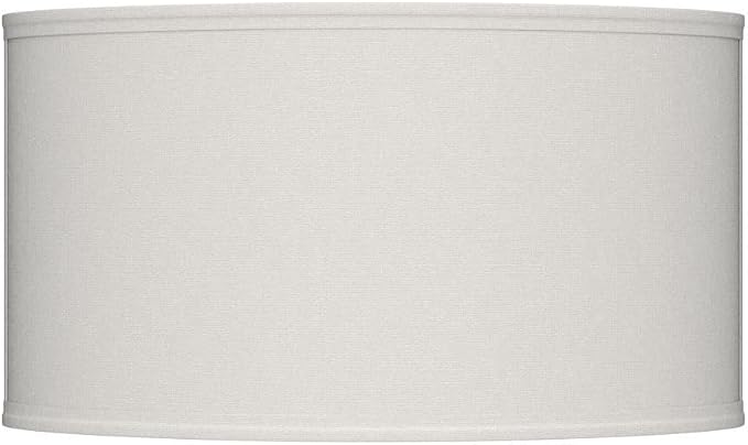 Yosoan 13-Inch Fabric Wall Sconce, Brass & White